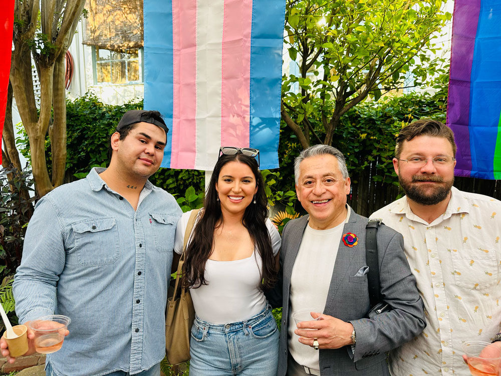 Guests attending the 2023 Sunflower Pride reception Event