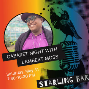 Lambert Moss performs at Starling Bar in Sonoma
