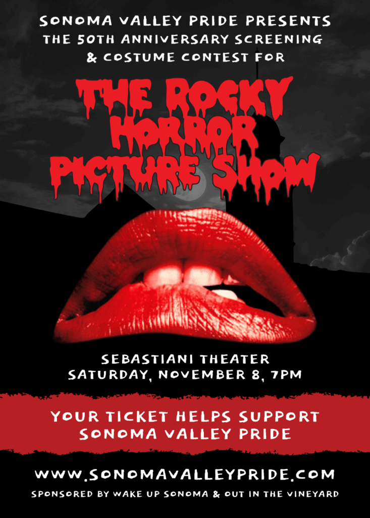 Rocky Horror Picture Show at Sebastiani Theater November 8